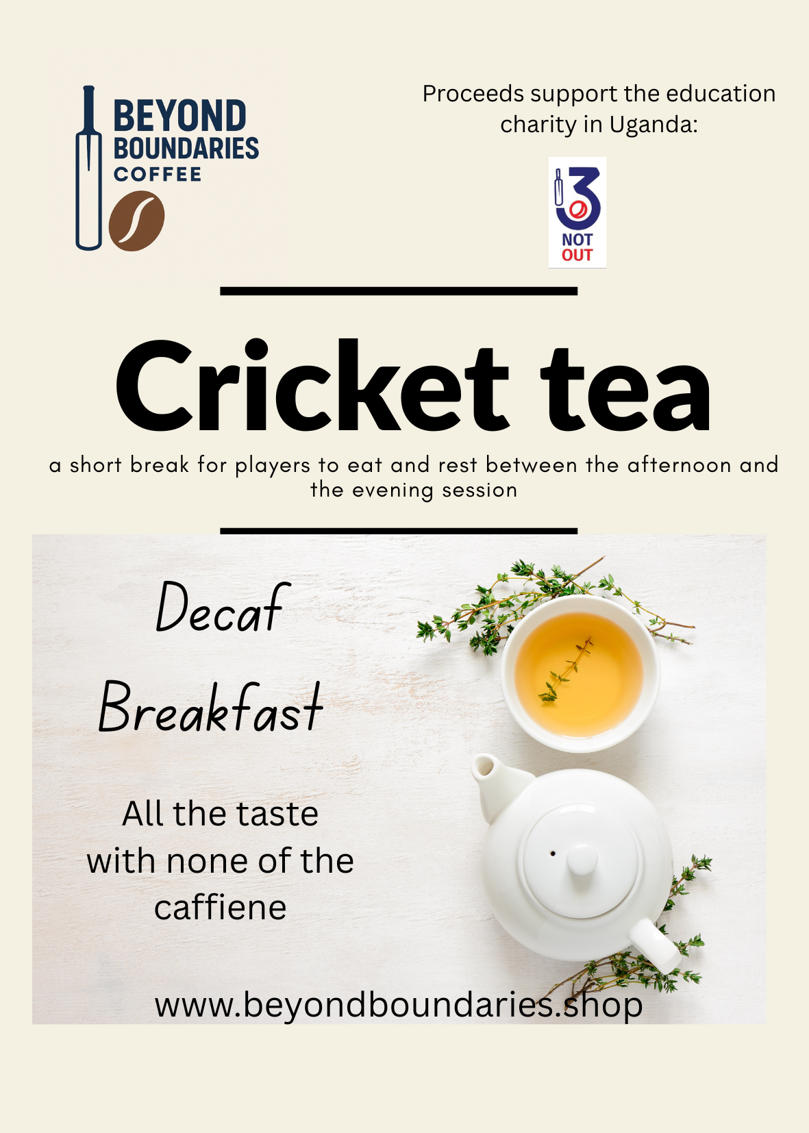 Cricket Tea - Decaf Breakfast - 25 bags