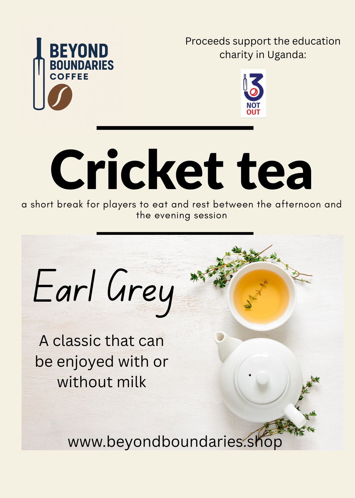 Cricket Tea - Earl Grey - 25 bags