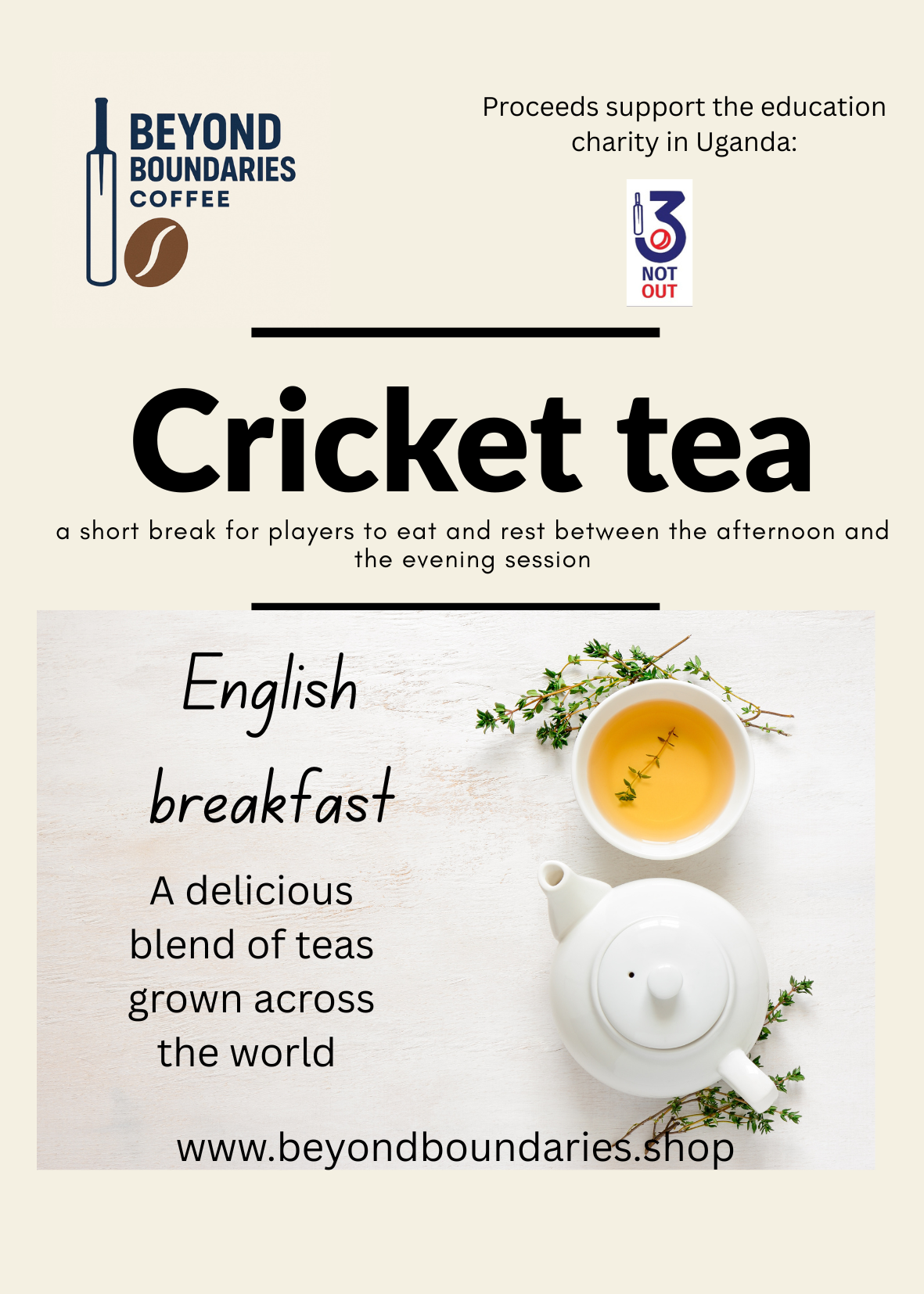 Cricket Tea - English Breakfast - 25 bags